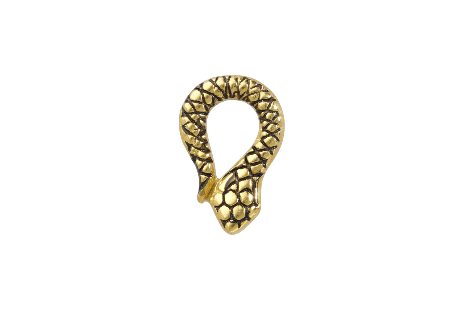 Chirurgenstahl Anhänger für Clicker SCHLANGE von Piercingline